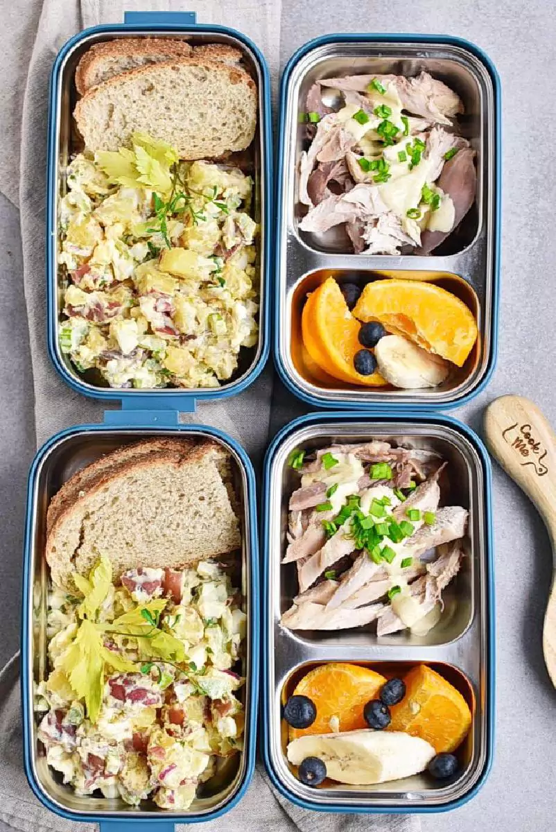 Potato Salad Bento Box, Baby-led Weaning & Toddler Recipe