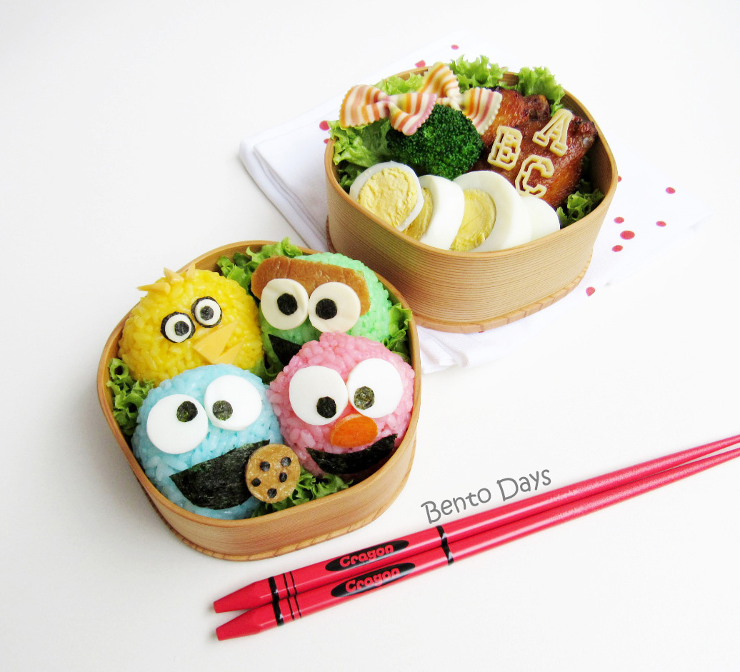 elmo bento | Bento Days