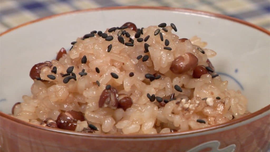 Sekihan Recipe (Steamed Sweet Rice with Azuki Beans) - Cooking with Dog